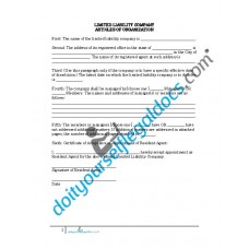 Limited Liability Company Articles of Organization - Missouri